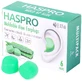 Haspro, molded earplugs with aloe vera, 12 pieces