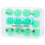Haspro, tappi per orecchie sagomati con aloe vera, 12 pezzi Haspro, tappi per orecchie sagomati con aloe vera, 12 pezzi