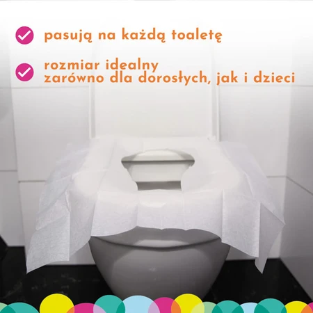 WuCetki, Einweg-Toilettenschalen aus Papier mit Komfortrand XXL für Kinder und Erwachsene, 10 Stück