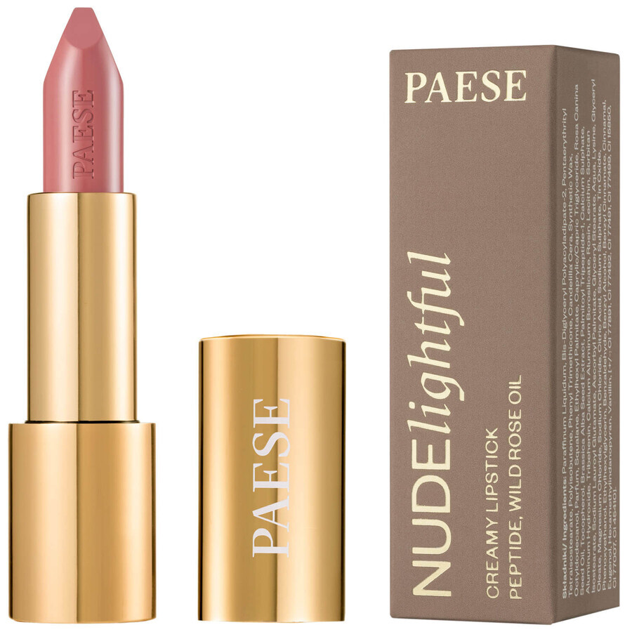 Paese Nudelightful, lippenstift, 402 Aardbeienmousse, 4.5 g