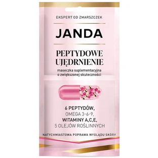 Janda Pharma Peptide Firming, mascarilla suplementaria de eficacia reforzada, 2 x 4 ml