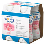 Set Resource Protein, nutritional formula, strawberry flavor, 8 x 200 ml + Opharm Senior Hygienic 3-in-1, wet wipes, 72 pieces free