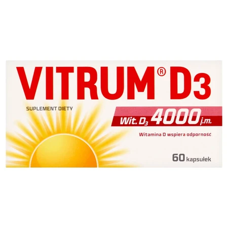 Vitrum D3 Sterk, vitamine D 4000 IE, 60 capsules