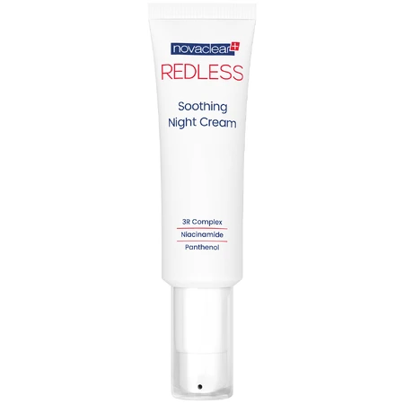Novaclear Redless, strengthening night cream for sensitive and vascular skin, 50 ml