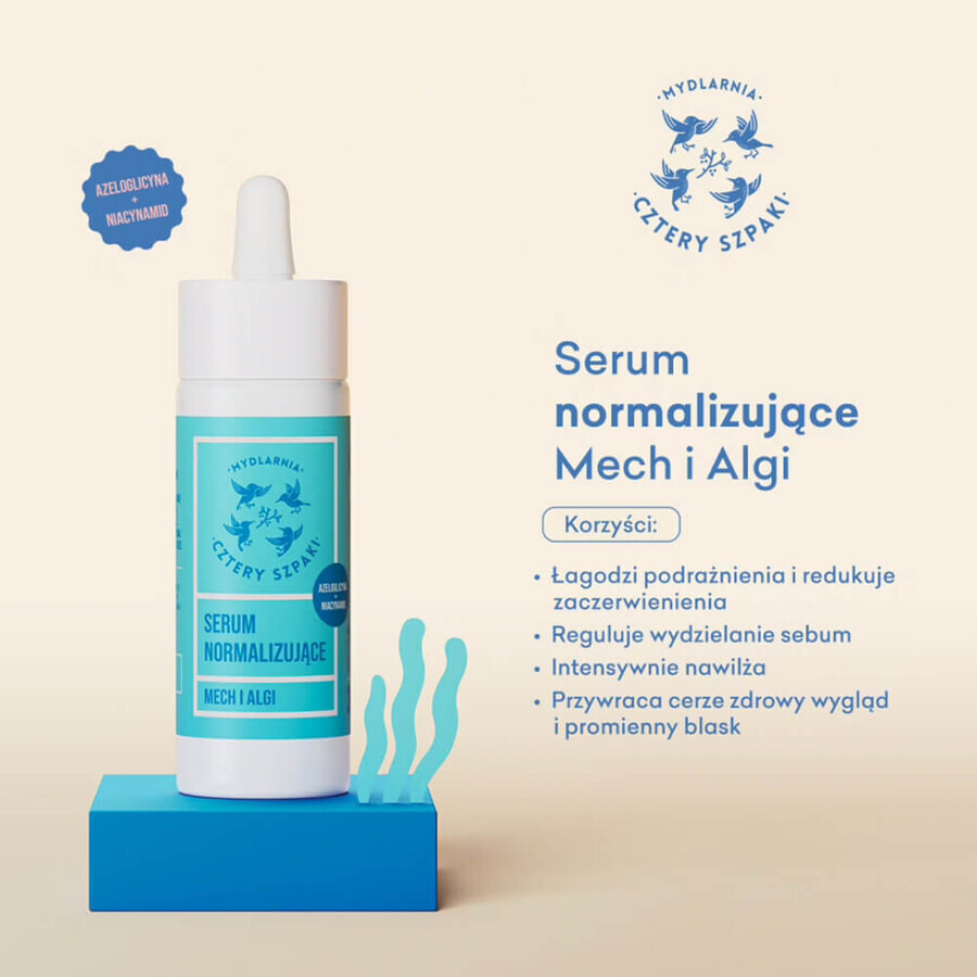Four Spokes, normalizing serum, moss and algae, 30 ml
