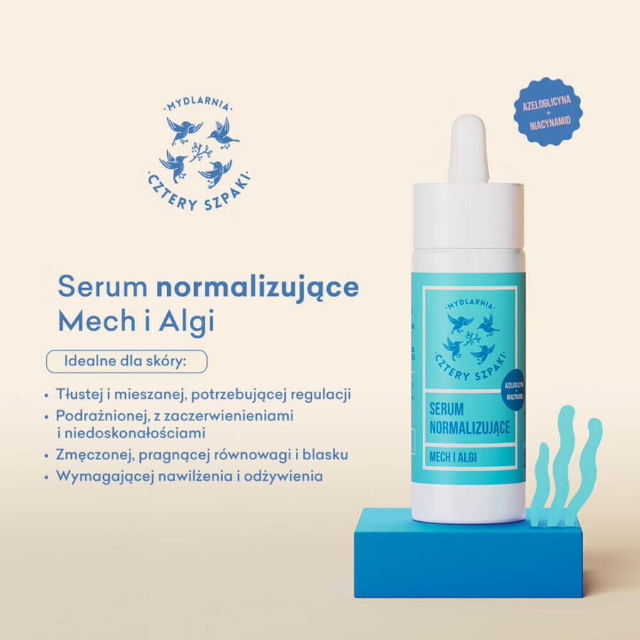 Four Spokes, normalizing serum, moss and algae, 30 ml