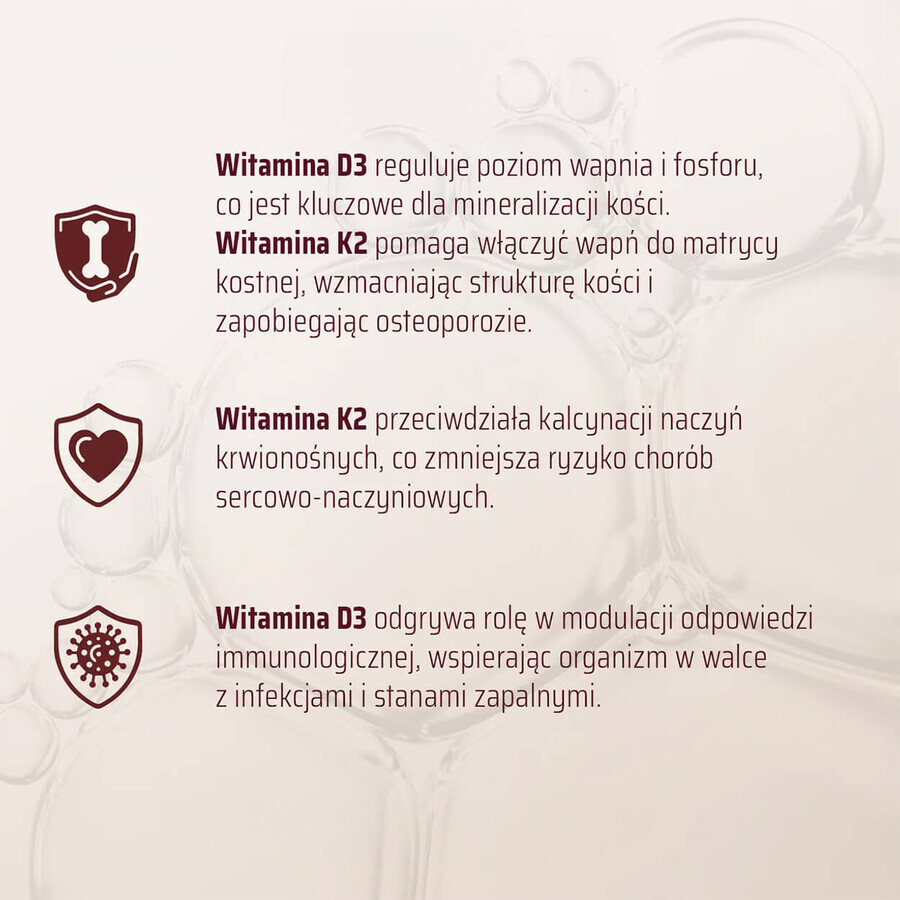 Intenson Vitamina D3 + K2, 120 capsule softgel
