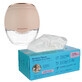 Set Canpol Babies, pompă de s&#226;n electrică, fără fir, coajă, m&#226;ini libere, 20/100, 1 buc + șervețele de bambus pentru bebeluși și copii, 100 bucăți pentru 1 penny