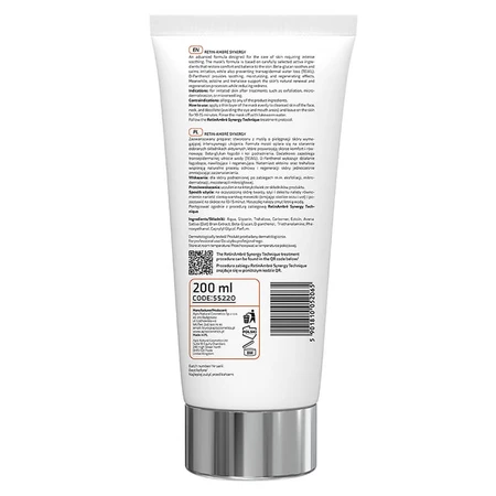 Apis Professional Retin Ambre Synergy, mascarilla facial calmante con betaglucano y ectoína, 200 ml