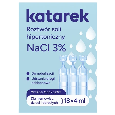 Katarek, hypertone Salzlösung NaCl 3%, 18 x 4 ml