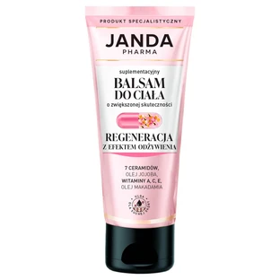 Janda Pharma, Ergänzende Körperlotion, Regeneration mit nährender Wirkung, 200 ml