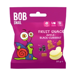 Bob Snail Fruit Jelly, pomme, cassis, 20 g
