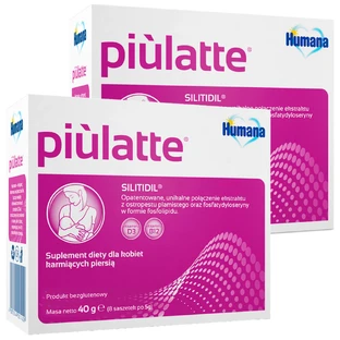 Humana Piulatte kit, for breastfeeding women, 2 x 8 sachets