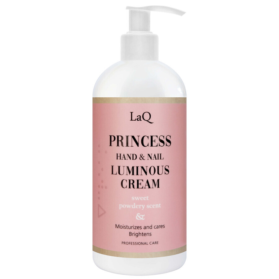 LaQ set, hand and nail cream, Princess, 300 ml + shower gel, magnolia and pink pepper, 500 ml + shower gel, Pink in the ch!, 100 ml gratis