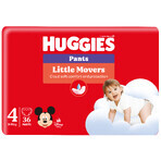 Huggies Little Movers, Windeln, Disney, Größe 4, 7-18 kg, Jumbo Pack, 36 Stück Huggies Little Movers, Windeln, Disney, Größe 4, 7-18 kg, Jumbo Pack, 36 Stück
