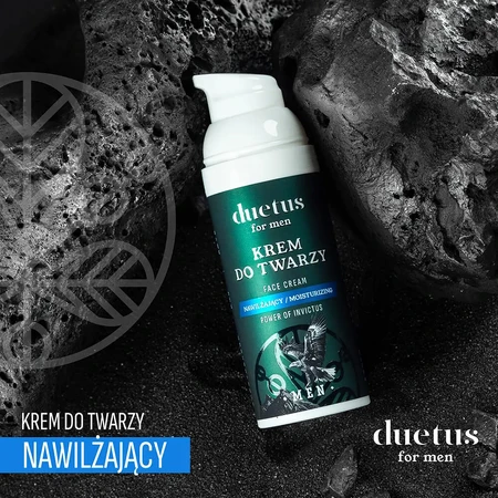Duetus For Men, crema facial hidratante, 50 ml