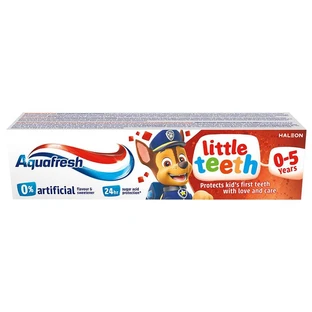 Aquafresh Little Teeth, pasta de dientes para niños, 3-5 años, Psi Patrol, 50 ml