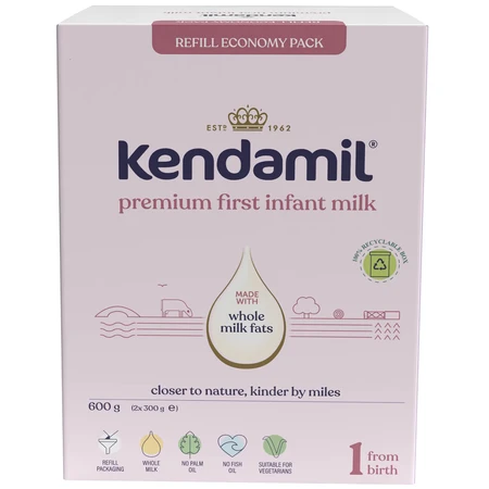 Kendamil Premium 1 DHA+, zuigelingenmelk, vanaf de geboorte, 600 g