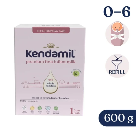 Kendamil Premium 1 DHA+, zuigelingenmelk, vanaf de geboorte, 600 g
