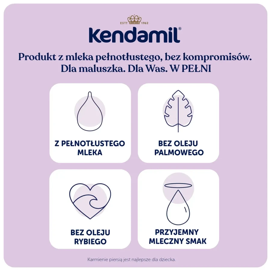 Kendamil Premium 1 DHA+, zuigelingenmelk, vanaf de geboorte, 600 g
