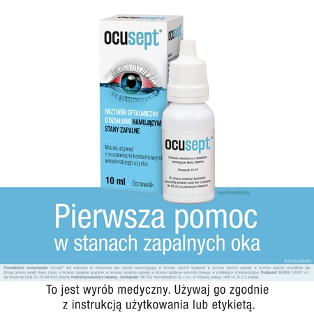 Ocusept, ophthalmische Lösung mit entzündungshemmender Wirkung, 10 ml