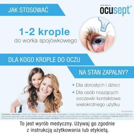 Ocusept, ophthalmische Lösung mit entzündungshemmender Wirkung, 10 ml