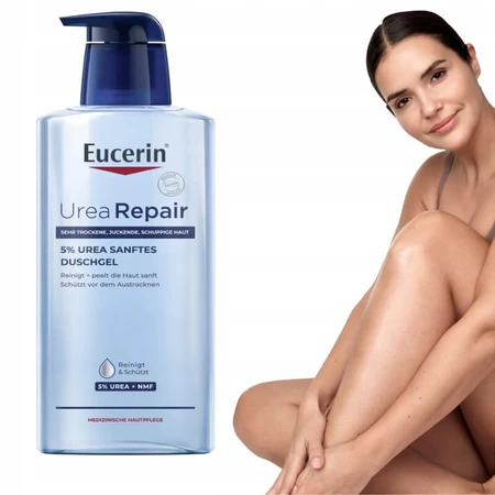 Eucerin Urearepair, gel lavante con 5% de urea, 400 ml
