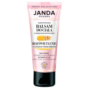 Janda Pharma, lotion complémentaire pour le corps, illuminante avec effet rajeunissant, 200 ml