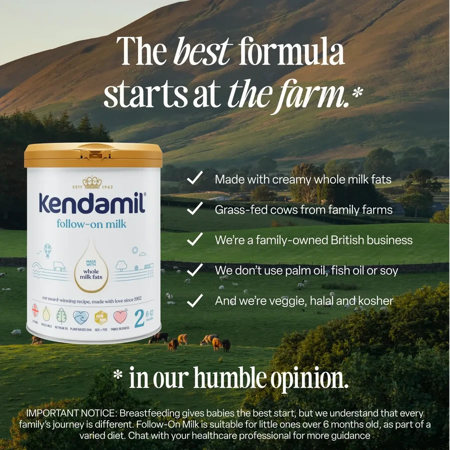 Kendamil Premium 2 HMO+, follow-on milk, after 6 months, 600 g