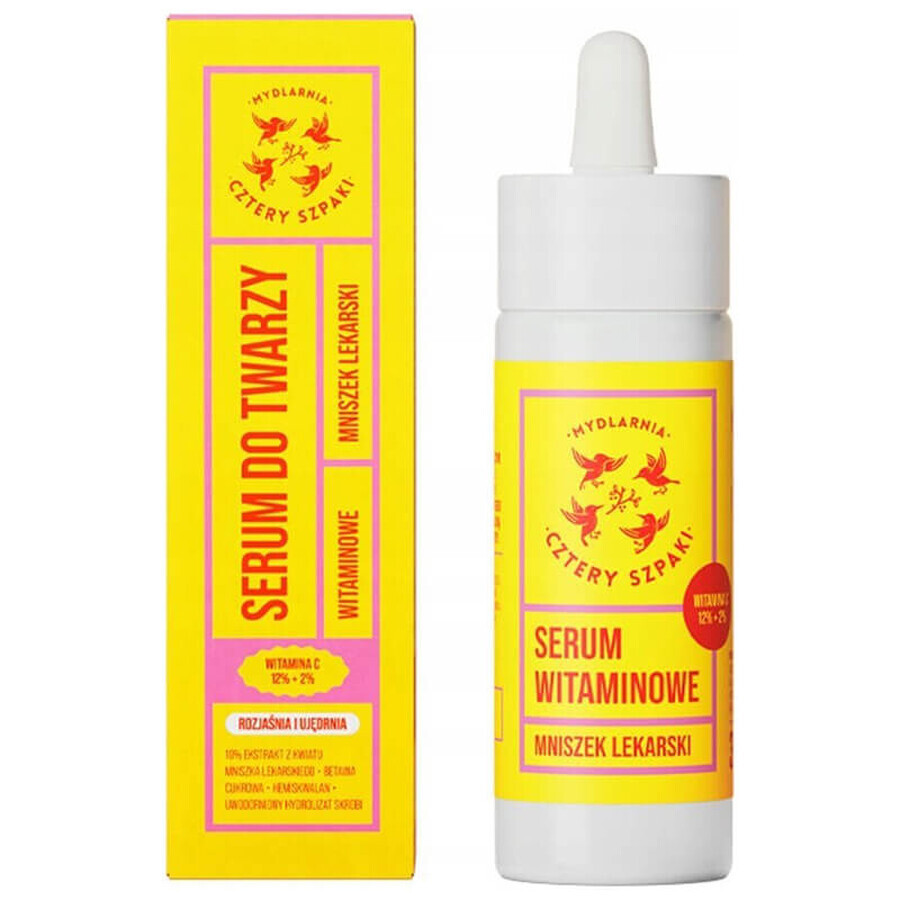 Quatre roses, sérum vitaminé, pissenlit, 30 ml