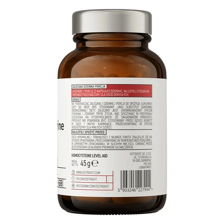 OstroVit Pharma Homocysteine Level Aid, 60 capsules