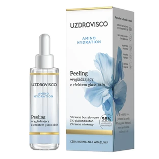 Uzdrovisco Amino Hydration, gommage lissant avec effet peau de verre, 30 ml