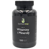 BetterMe Vitamine și minerale, 120 capsule moi