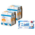 Set Resource Protein, formulă nutritivă, aromă de caise, 8 x 200 ml + Opharm Senior Hygienic 3in1, șervețele umede, 72 gratuit Set Resource Protein, formulă nutritivă, aromă de caise, 8 x 200 ml + Opharm Senior Hygienic 3in1, șervețele umede, 72 gratuit
