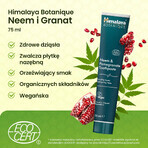 Himalaya Botanique, toothpaste, neem and pomegranate, 75 ml