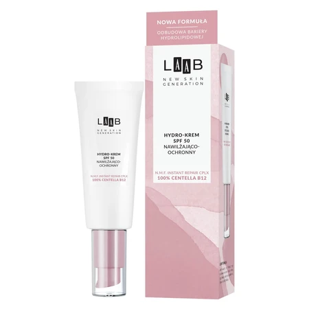 AA LAAB Centella B12, hidro-crema, hidratante y protectora, FPS 50, 40 ml