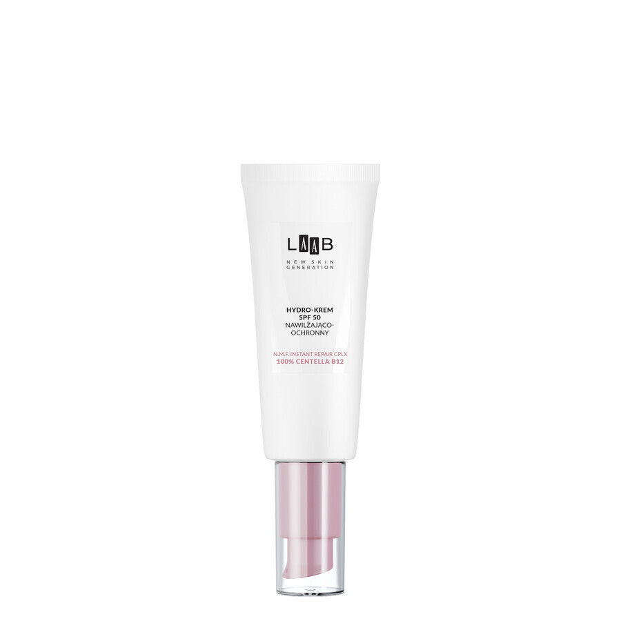 AA LAAB Centella B12, crema idratante e protettiva, SPF 50, 40 ml