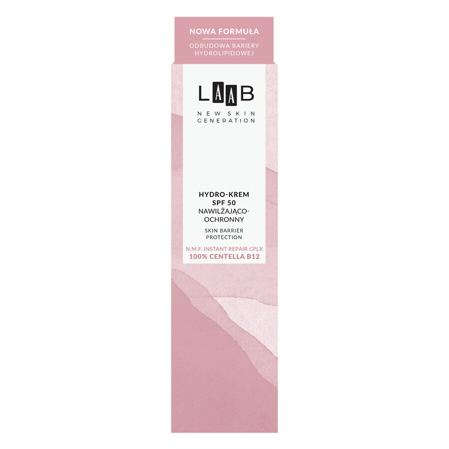 AA LAAB Centella B12, crema idratante e protettiva, SPF 50, 40 ml