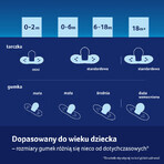 Lovi Night & Day, ciuccio, in silicone, dinamico, Riccio, da 18 mesi, 2 pezzi Lovi Night & Day, ciuccio, in silicone, dinamico, Riccio, da 18 mesi, 2 pezzi