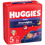 Huggies Overnights, couches, Disney, taille 5, 12-17 kg, 24 pcs Huggies Overnights, couches, Disney, taille 5, 12-17 kg, 24 pcs