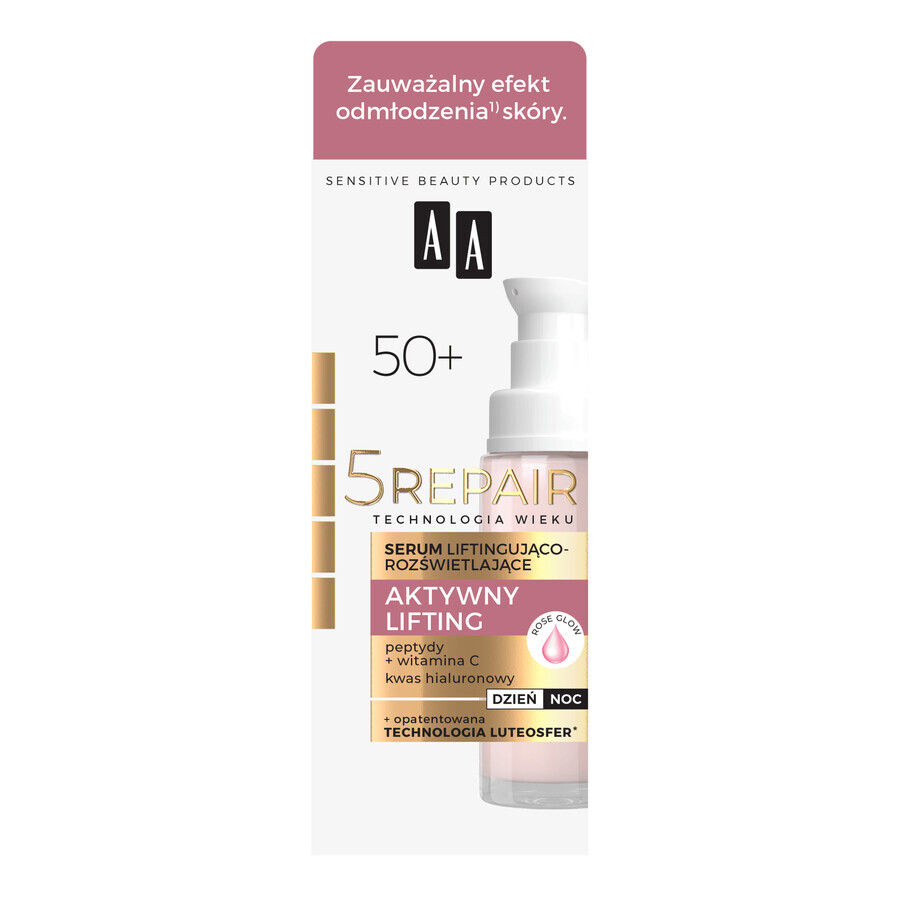 AA Age Technology 5Repair 50+, ser de lifting și iluminare, 30 ml