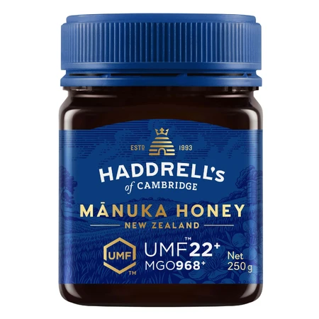 Haddrell's, miel de Manuka UMF 22+ MGO 968+, 250 g