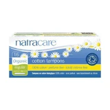 Natracare, tampones higiénicos de algodón orgánico, con aplicador, Regular,16 piezas