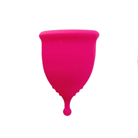 Rosa, copa menstrual, talla S, 1 unidad