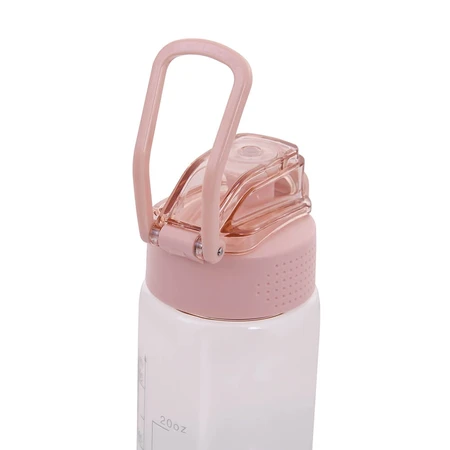 Majestic Sport, botella de agua tritán, Okosei Clear, rosa, 750 ml