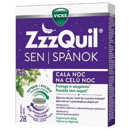 ZzzQuil Sleep All Night, 28 Tabletten
