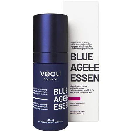 Veoli Botanica Blue Ageless Essence, füllendes und straffendes Anti-Aging-Gesichtsserum, 30 ml