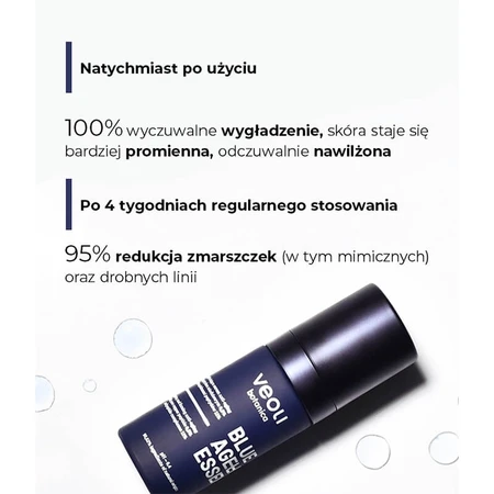 Veoli Botanica Blue Ageless Essence, füllendes und straffendes Anti-Aging-Gesichtsserum, 30 ml