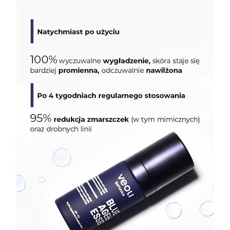 Veoli Botanica Blue Ageless Essence, siero viso riempitivo e rassodante anti-età, 30 ml