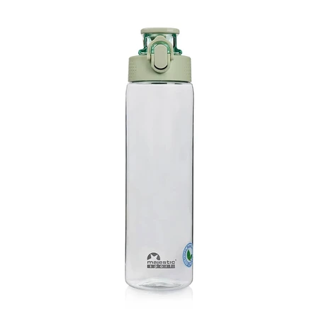 Majestic Sport, botella de agua tritán, Okosei Clear, verde, 750 ml